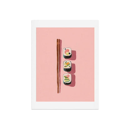 Pink Sushi Rhythm Art Print Gallery Image 7