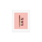 Pink Sushi Rhythm Art Print Gallery Image 1