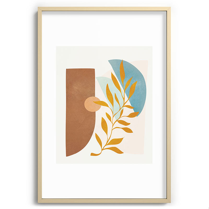 Soft Abstract Shapes 01 Framed Art Print Gallery Image 74