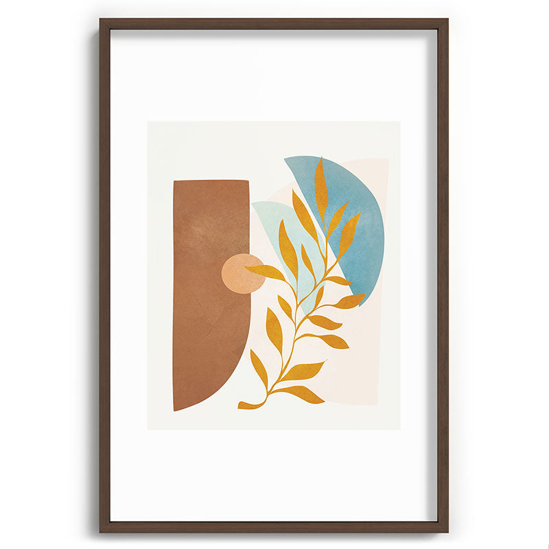 Soft Abstract Shapes 01 Framed Art Print Gallery Image 68