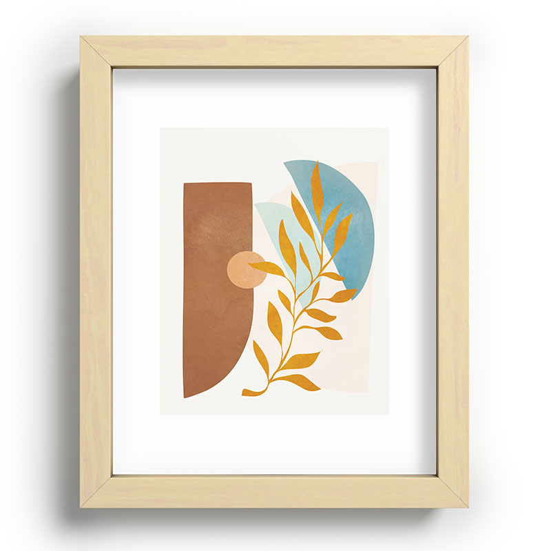 Soft Abstract Shapes 01 Framed Art Print Gallery Image 70
