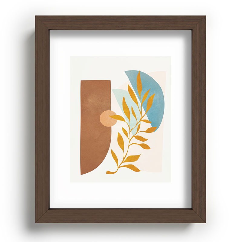 Soft Abstract Shapes 01 Framed Art Print Gallery Image 63