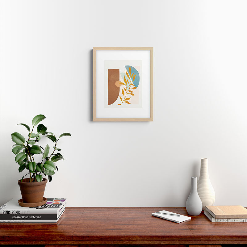 Soft Abstract Shapes 01 Framed Art Print Gallery Image 18