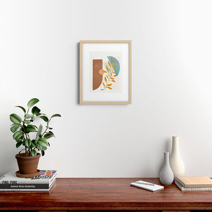 Soft Abstract Shapes 01 Framed Art Print Gallery Image 18