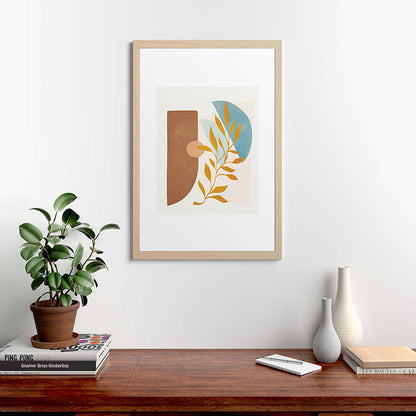 Soft Abstract Shapes 01 Framed Art Print Gallery Image 48