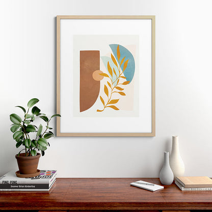 Soft Abstract Shapes 01 Framed Art Print Gallery Image 49