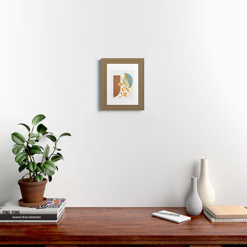 Soft Abstract Shapes 01 Framed Art Print Gallery Image 37