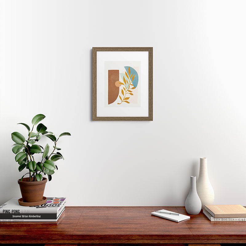 Soft Abstract Shapes 01 Framed Art Print Gallery Image 39