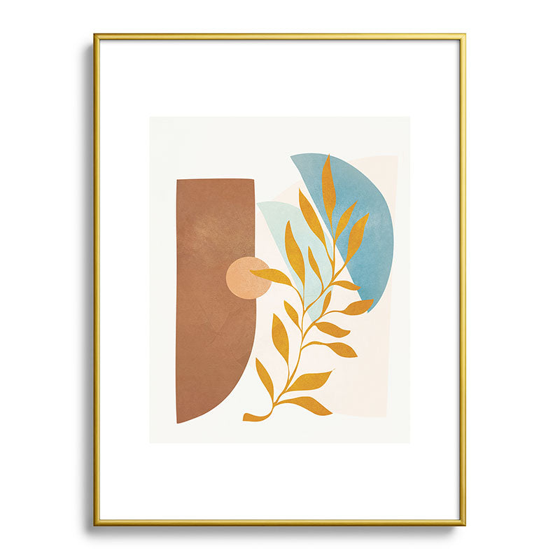 Soft Abstract Shapes 01 Framed Art Print Gallery Image 91