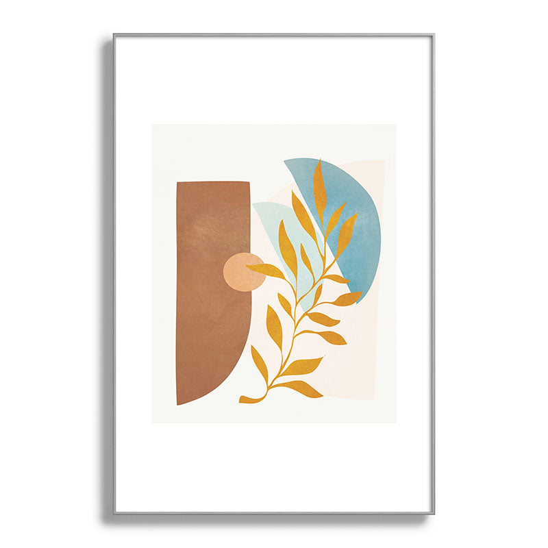 Soft Abstract Shapes 01 Framed Art Print Gallery Image 100
