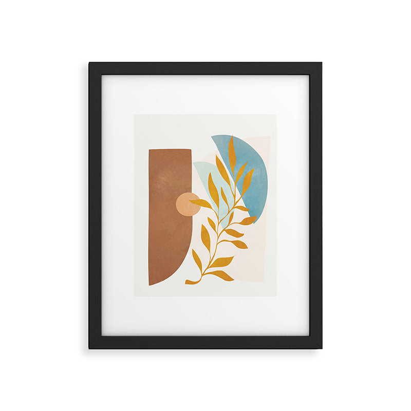Soft Abstract Shapes 01 Framed Art Print Gallery Image 5