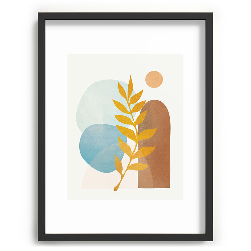 Soft Abstract Shapes 04 Framed Art Print Gallery Image 84