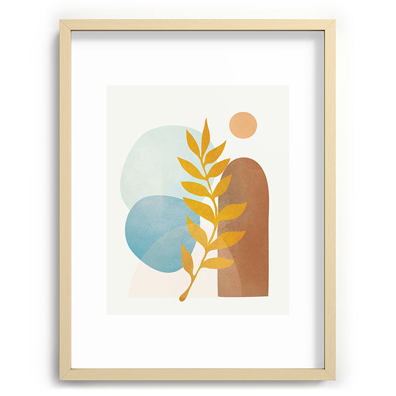 Soft Abstract Shapes 04 Framed Art Print Gallery Image 99