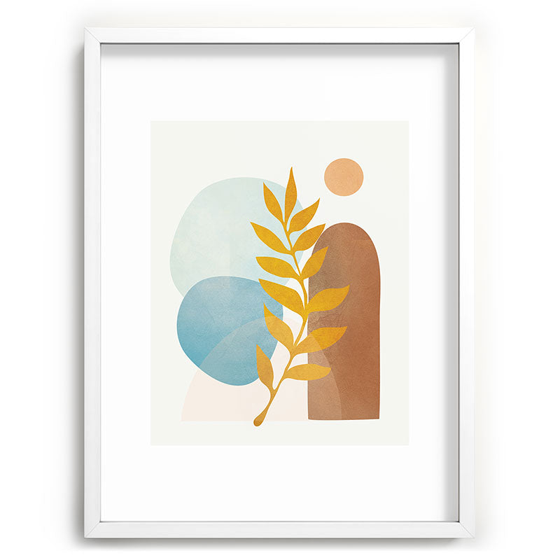 Soft Abstract Shapes 04 Framed Art Print Gallery Image 107