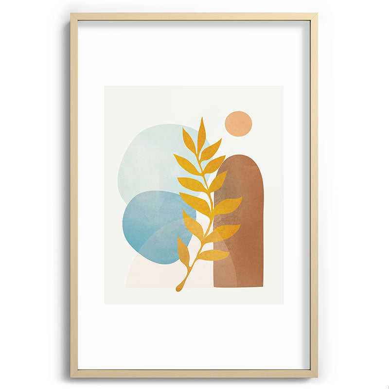 Soft Abstract Shapes 04 Framed Art Print Gallery Image 102