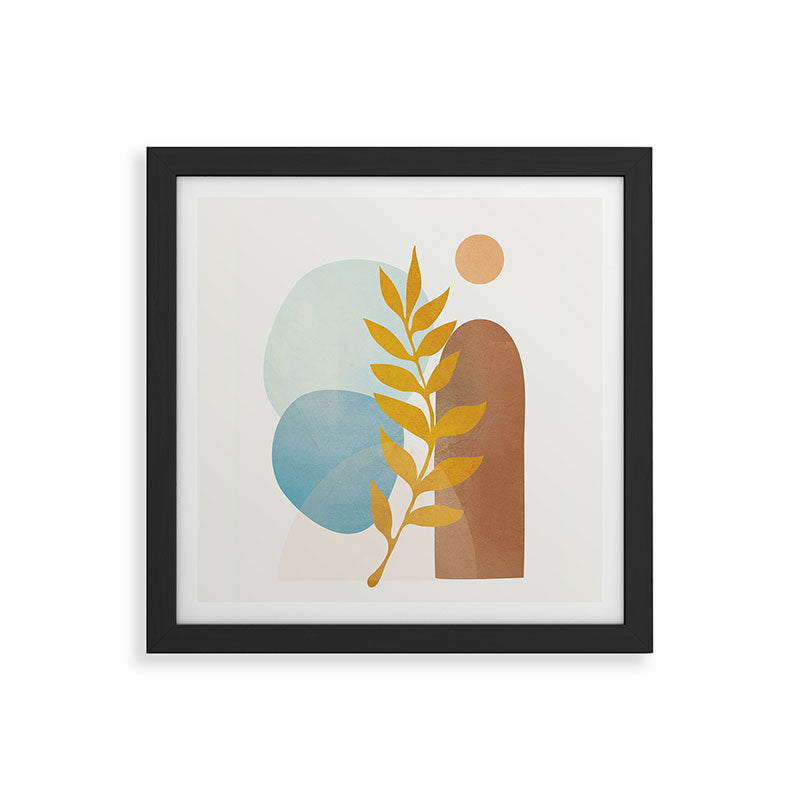 Soft Abstract Shapes 04 Framed Art Print Gallery Image 50
