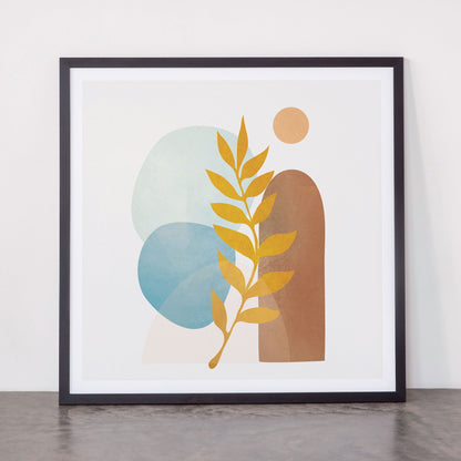 Soft Abstract Shapes 04 Framed Art Print Gallery Image 55