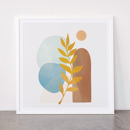 Soft Abstract Shapes 04 Framed Art Print Gallery Image 87