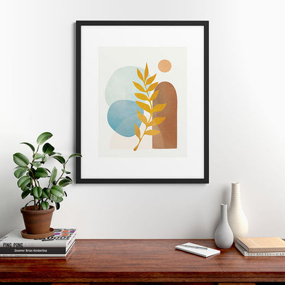 Soft Abstract Shapes 04 Framed Art Print Gallery Image 48