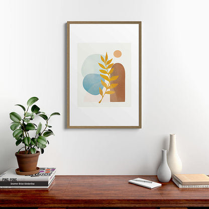 Soft Abstract Shapes 04 Framed Art Print Gallery Image 18