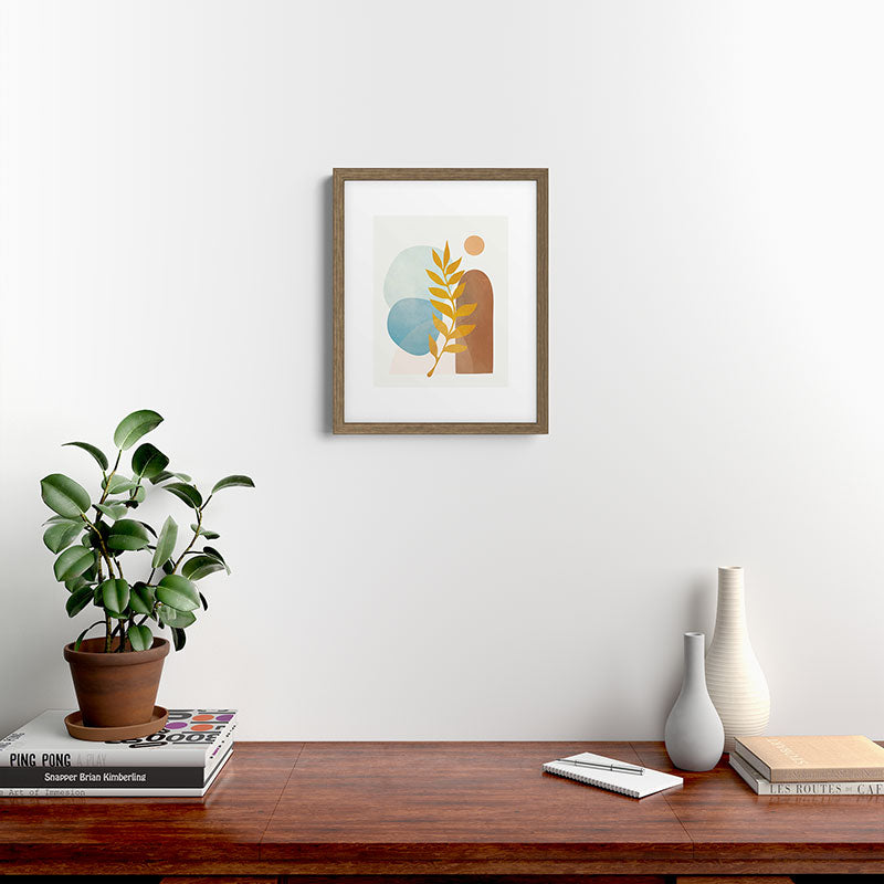 Soft Abstract Shapes 04 Framed Art Print Gallery Image 15