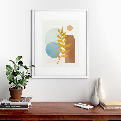 Soft Abstract Shapes 04 Framed Art Print Gallery Image 76