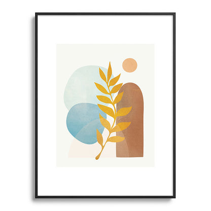 Soft Abstract Shapes 04 Framed Art Print Gallery Image 115