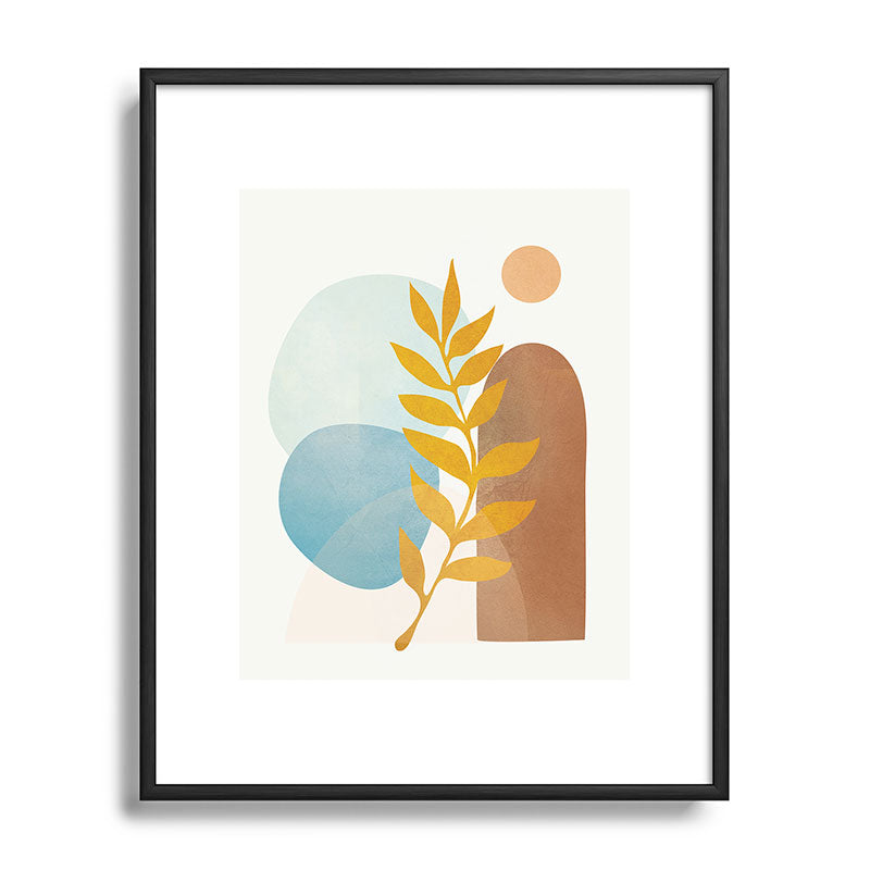 Soft Abstract Shapes 04 Framed Art Print Gallery Image 111