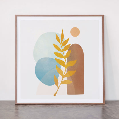 Soft Abstract Shapes 04 Framed Art Print Gallery Image 21