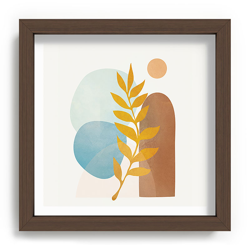 Soft Abstract Shapes 04 Framed Art Print Gallery Image 98