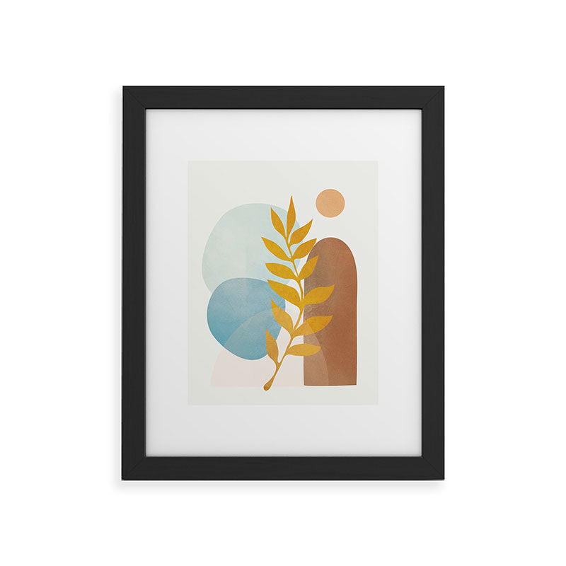 Soft Abstract Shapes 04 Framed Art Print Gallery Image 44