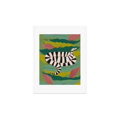 Striped Snake Art Print Gallery Image 3