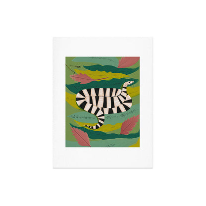 Striped Snake Art Print Gallery Image 6