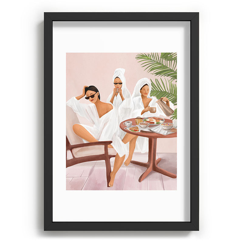 Weekend morning with friends Framed Art Print Gallery Image 59