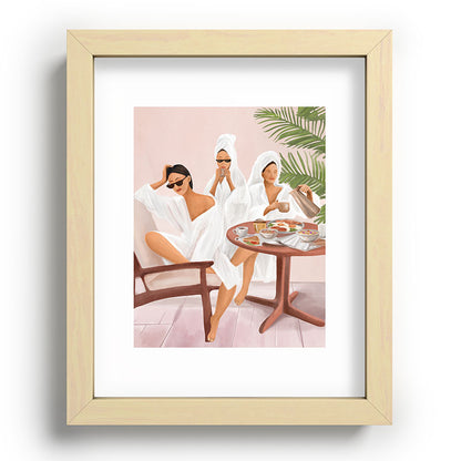 Weekend morning with friends Framed Art Print Gallery Image 70