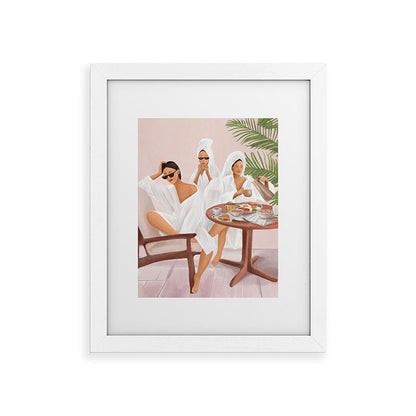 Weekend morning with friends Framed Art Print Gallery Image 55