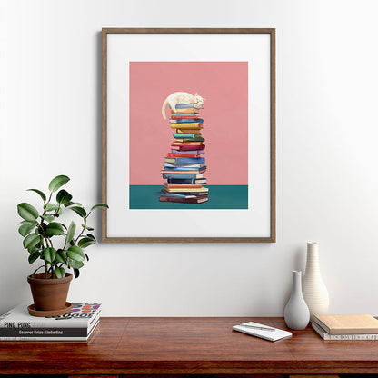 Where the Cat Dreams Framed Art Print Gallery Image 14