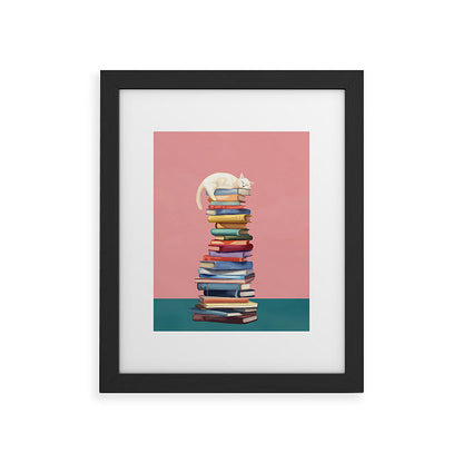 Where the Cat Dreams Framed Art Print Gallery Image 32