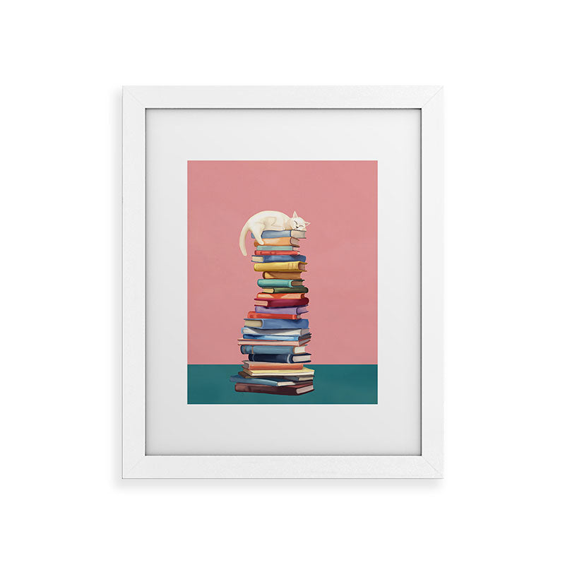 Where the Cat Dreams Framed Art Print Gallery Image 54