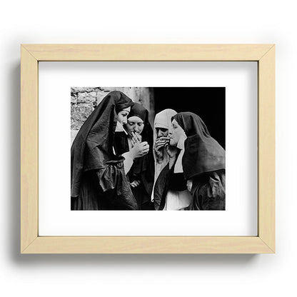 Smoking Nuns Vintage Photo -Smoking Nuns Framed Art Print Gallery Image 69