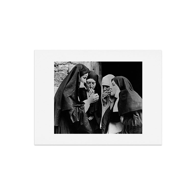 Smoking Nuns Vintage Photo -Smoking Nuns Art Print Gallery Image 6