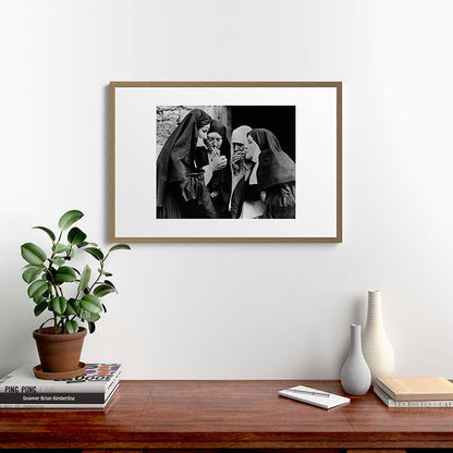 Smoking Nuns Vintage Photo -Smoking Nuns Framed Art Print Gallery Image 13