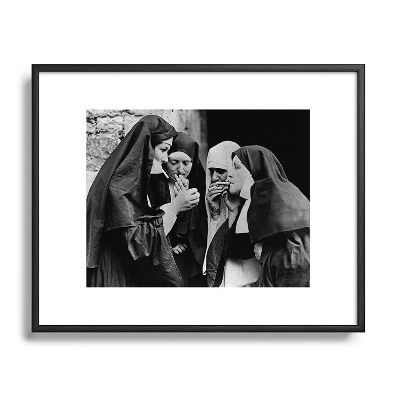 Smoking Nuns Vintage Photo -Smoking Nuns Framed Art Print Gallery Image 81