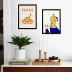 Happy Food Set Framed Poster