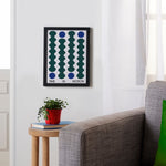 Time In Motion Retro Framed Poster 9x12