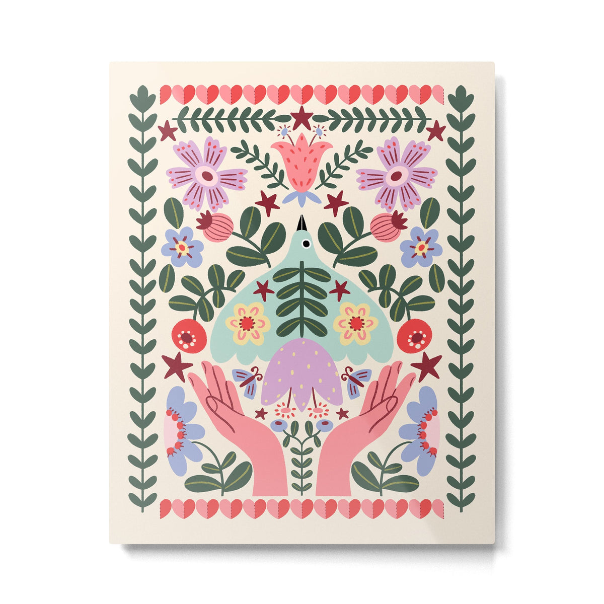 Folk Flora - Liberty Metal Print Gallery Image 4