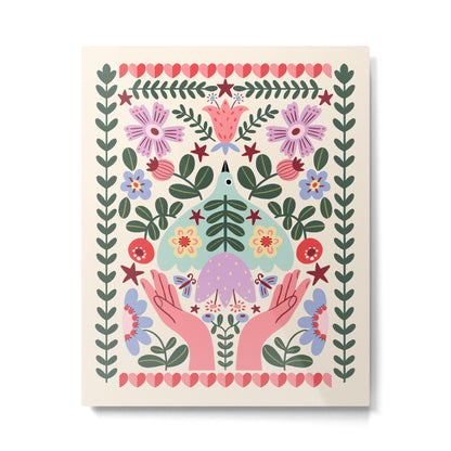 Folk Flora - Liberty Metal Print Gallery Image 4