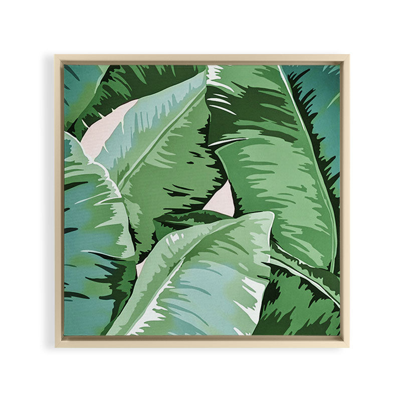 Banana leaf grandeur II Framed Canvas Print Gallery Image 20