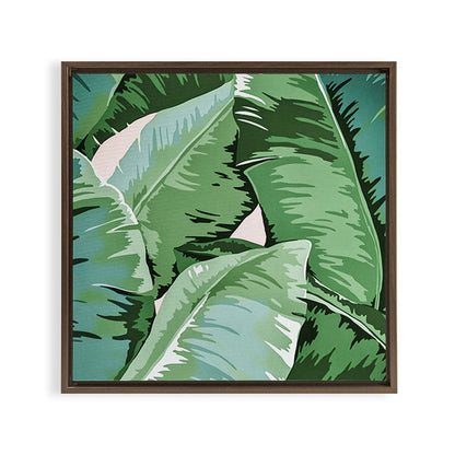 Banana leaf grandeur II Framed Canvas Print Gallery Image 11
