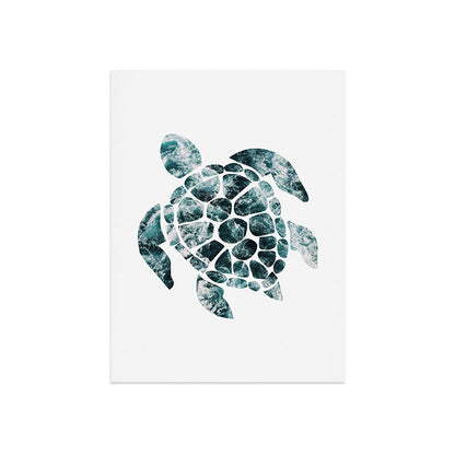 Sea Turtle - Turquoise Ocean Waves Art Print Gallery Image 9